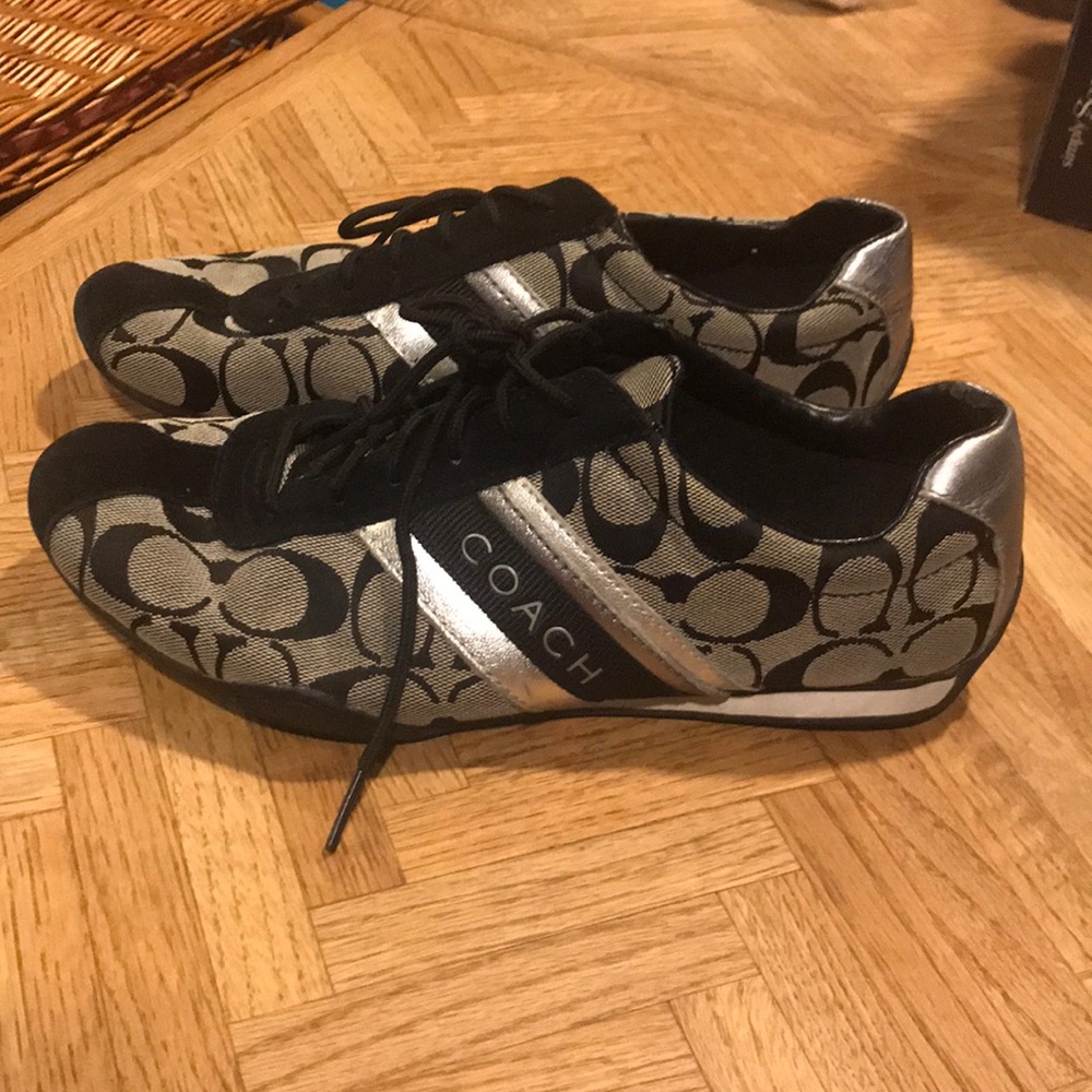 Black coach shoes
